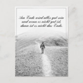 Am Ende wird alles gut sein Feestdagenkaart (Voorkant)