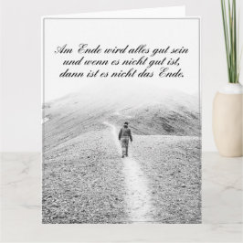 Am Ende wird alles gut sein Kaart