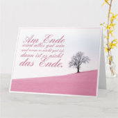 Am Ende wird alles gut sein Kaart (Gele Bloem)