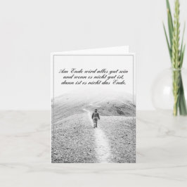 Am Ende wird alles gut sein Kaart