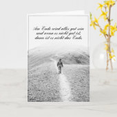 Am Ende wird alles gut sein Kaart (Gele Bloem)