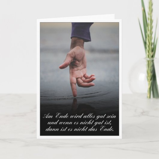 Am Ende wird alles gut sein Kaart (Voorkant)