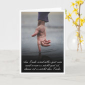 Am Ende wird alles gut sein Kaart (Gele Bloem)