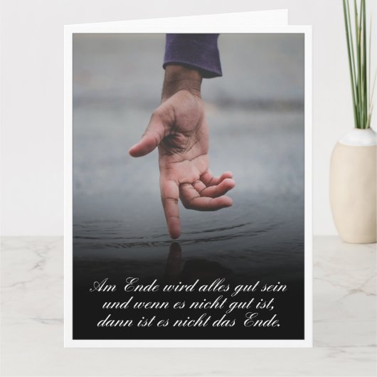 Am Ende wird alles gut sein Kaart (Voorkant)