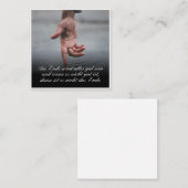 Am Ende wird alles gut sein Notitiekaartje (Voorkant / Achterkant)