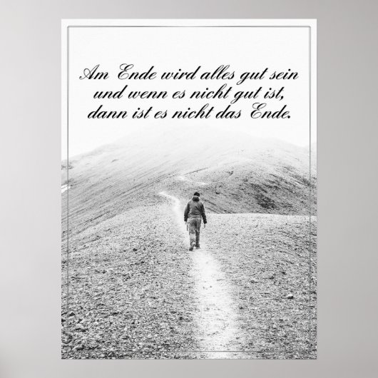 Am Ende wird alles gut sein Poster (Voorkant)