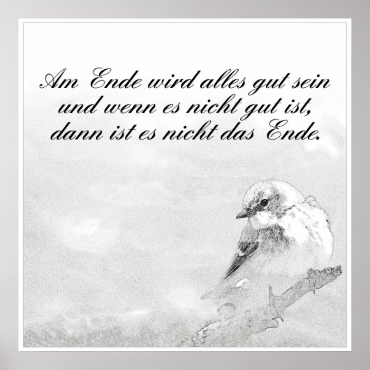 Am Ende wird alles gut sein Poster (Voorkant)