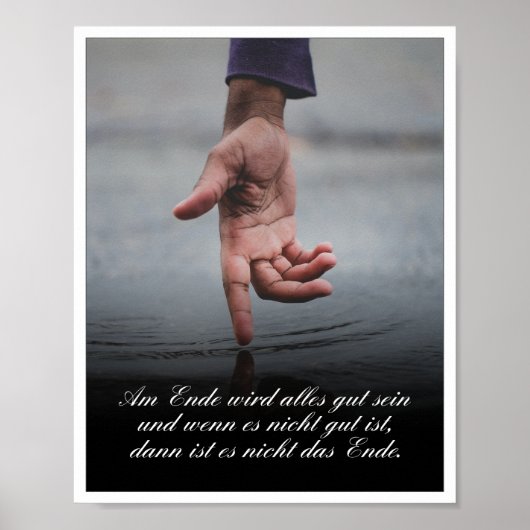 Am Ende wird alles gut sein Poster (Voorkant)