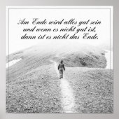 Am Ende wird alles gut sein Poster (Voorkant)