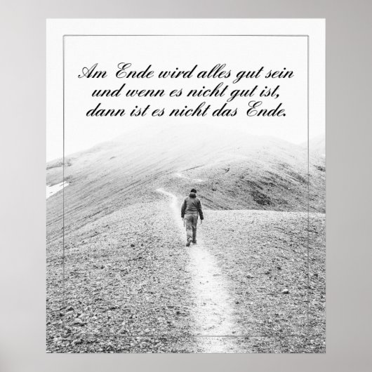 Am Ende wird alles gut sein Poster (Voorkant)