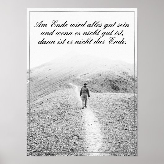 Am Ende wird alles gut sein Poster (Voorkant)