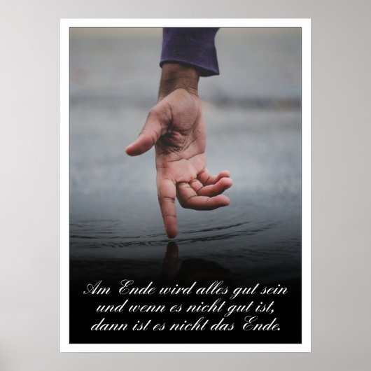 Am Ende wird alles gut sein Poster (Voorkant)