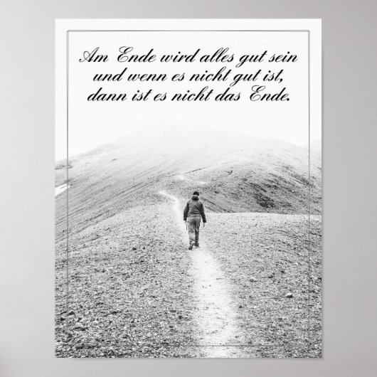 Am Ende wird alles gut sein Poster (Voorkant)