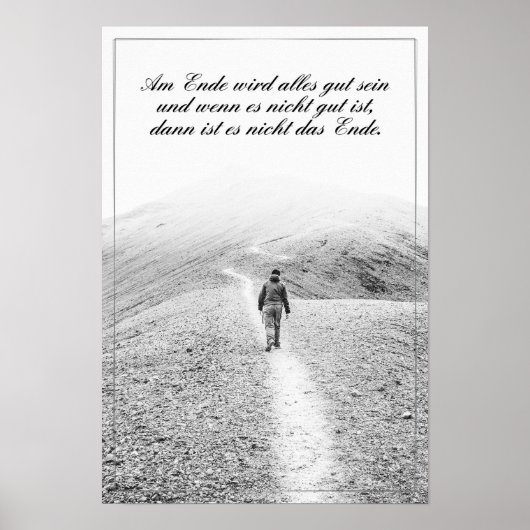 Am Ende wird alles gut sein Poster (Voorkant)