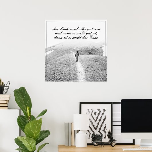 Am Ende wird alles gut sein Poster (Thuiskantoor)