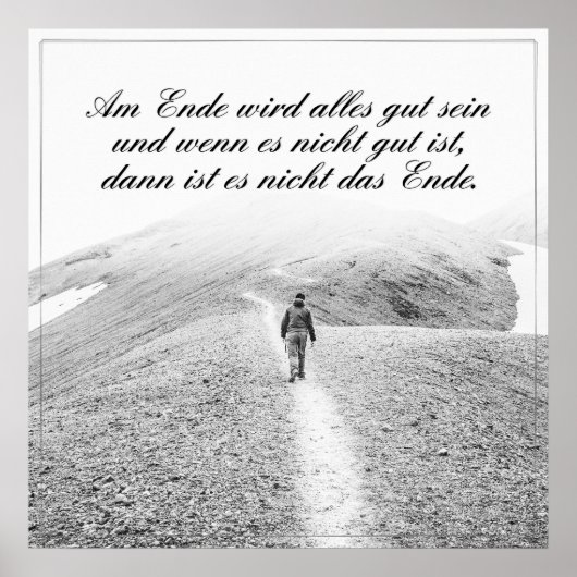 Am Ende wird alles gut sein Poster (Voorkant)