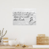 Am Ende wird alles gut sein Poster (Keuken)