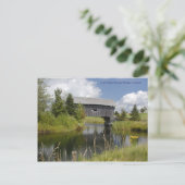 AM Foster Bridge in Vermont Briefkaart (Staand voorkant)