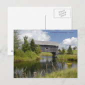 AM Foster Bridge in Vermont Briefkaart (Voorkant / Achterkant)