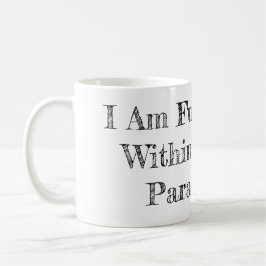 AM functioneert binnen normale parameters Koffiemok