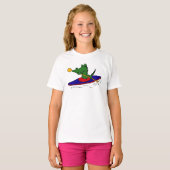 AM- Funny Gator Kayaking T-shirt (Voorkant volledig)