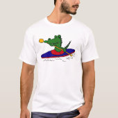 AM- Funny Gator Kayaking T-shirt (Voorkant)