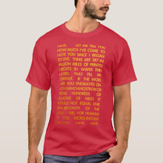 Am Geschenk van toespraak T-shirt