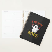 Am Here Boos Halloween Geest Wijn Glazen Spin W Planner (Display)