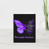 AM Het Storm Fibromyalgie Bewustzijn Vlinder 1 Kaart (Voorkant)