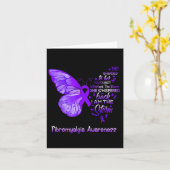 AM Het Storm Fibromyalgie Bewustzijn Vlinder 1 Kaart (Gele Bloem)