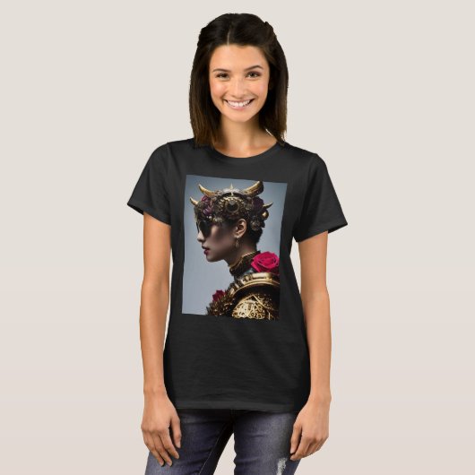 Am I As Cool As I Look AI Portrait T-shirt (Voorkant volledig)