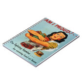 "Am I Proud" 1940s-laptop Notitieboek (Linkerzijde)