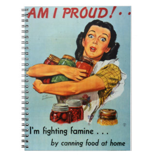 "Am I Proud" 1940s-laptop Notitieboek