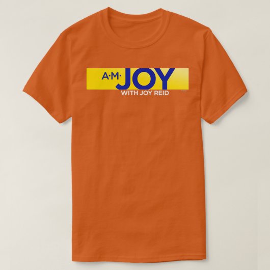 AM Joy Standard MSNBC T-shirt (Design voorkant)