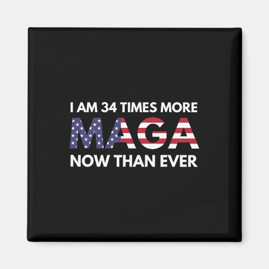 AM & #; keer meer maga nu dan ooit Trump ondersteu Magneet (Voorkant)