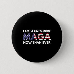 AM & #; keer meer maga nu dan ooit Trump ondersteu Ronde Button 5,7 Cm