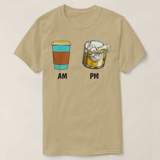 AM Koffee PM Win - 18 T-shirt (Design voorkant)