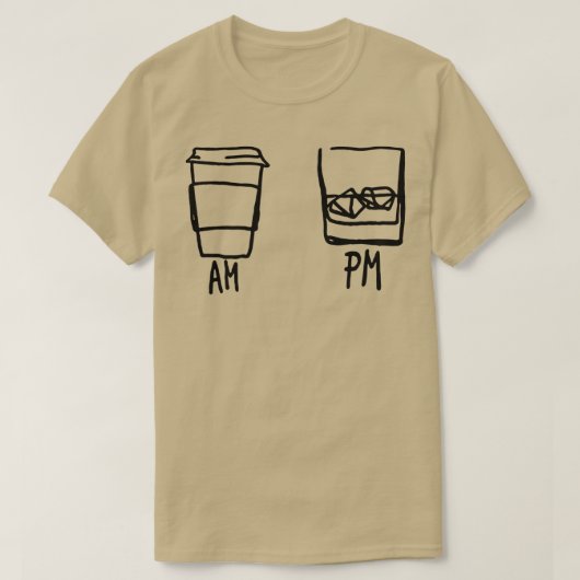AM Koffee PM Win - 38 T-shirt (Design voorkant)