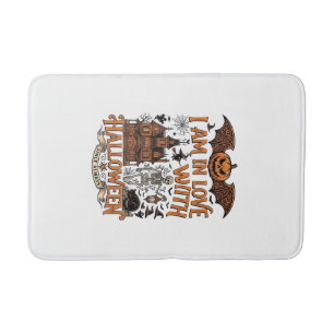 Am Love Halloween Geheime Huis Skelet Pompoen_1 Badmat