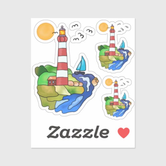 Am Meer  Sticker (Vel)