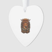 Am Night Fear Me Pug Halloween Moon_1 Ornament (voorkant)