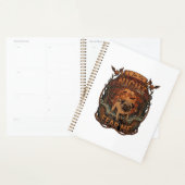 Am Night Fear Me Pug Halloween Moon_1 Planner (Display)