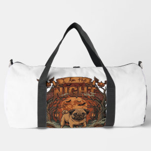 Am Night Fear Me Pug Halloween Moon_1 Plunjezak