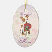 Am Personeel Hart Mam Keramisch Ornament (Links)