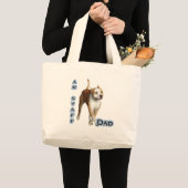 AM Personeel Papa 4 Grote Tote Bag (Voorkant (product))