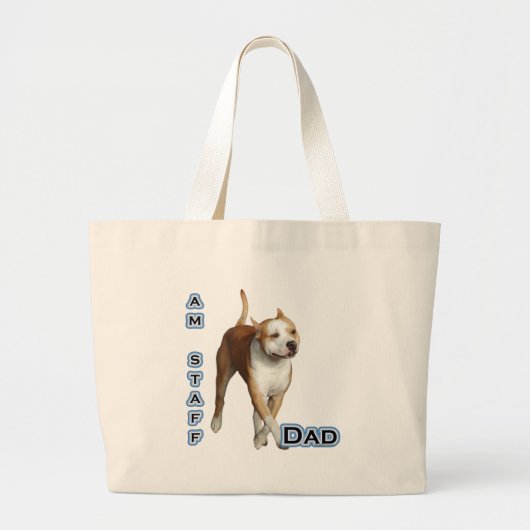 AM Personeel Papa 4 Grote Tote Bag (Voorkant)