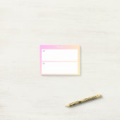 AM PM Sticky Note Planner – Minimale Dagelijkse Fo (Op bureau)