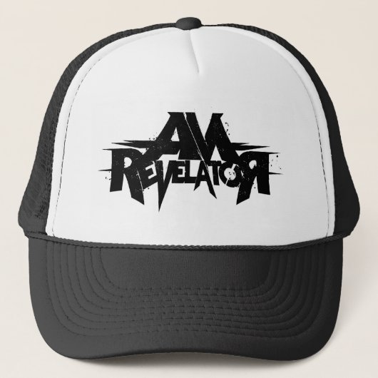 AM REV TRUCKER HAT BLACK PET (Voorkant)