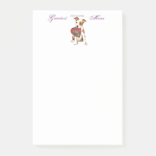 Am Staff Heart Mam Post-it® Notes (Voorkant)