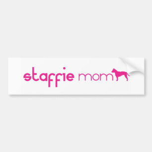 Am Staffordshire Terrier mama Bumpersticker